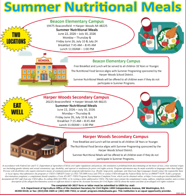 summer meals 2026